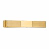 10k Men's Grooved Engravable Tie Bar
