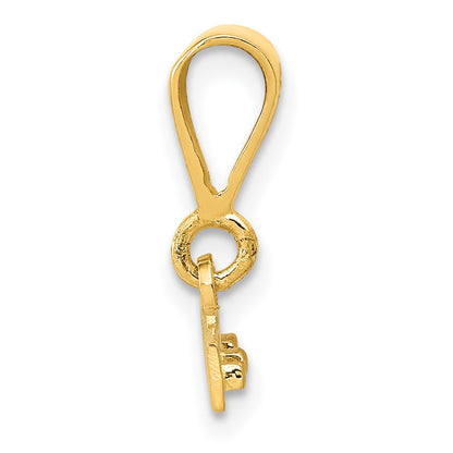 10ky Casted Medium Polished Top Charm