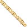 10k 10.0mm Nugget Bracelet (Per Inch)