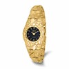10k 22mm Black Dial 7 inch Nugget Watch