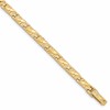 10k 4.0mm Nugget 7 inch Bracelet