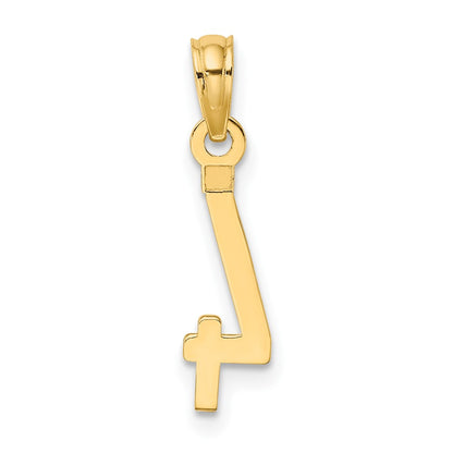 10k Small Number 4 Block Charm