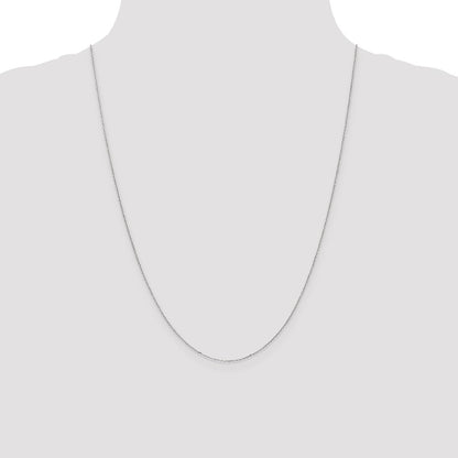 10k WG .8mm D/C Cable with Spring Ring Clasp Chain