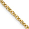 10k 2.4mm Round Open Link Cable Chain