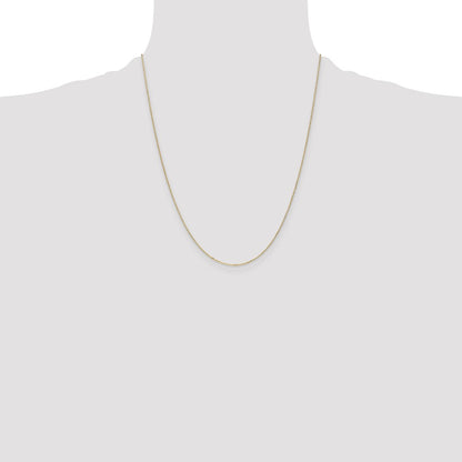 10k .8mm D/C Cable with Spring Ring Clasp Chain