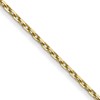 10k .8mm D/C Cable with Spring Ring Clasp Chain