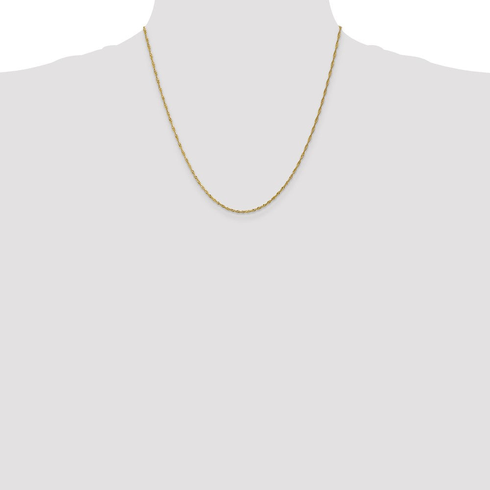 10k 1.4mm Singapore Chain