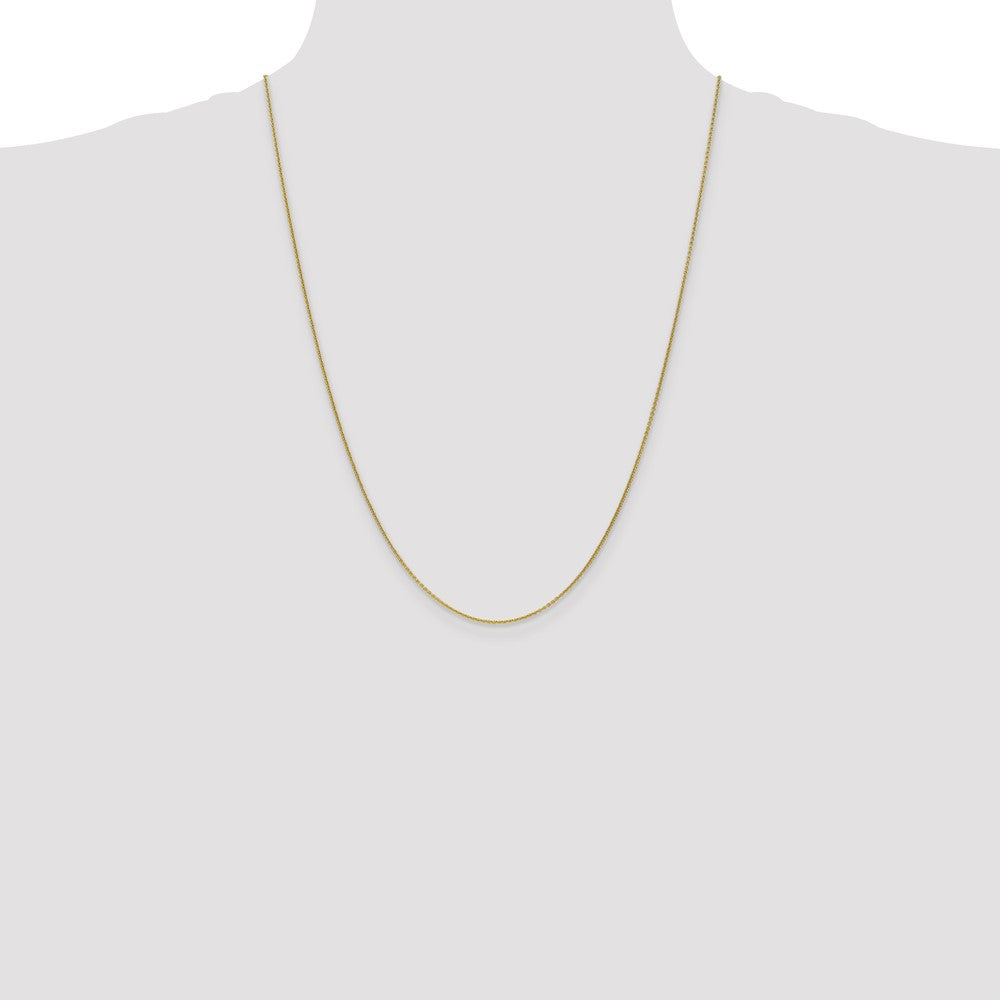 10k 1mm Round Open Link Cable Chain