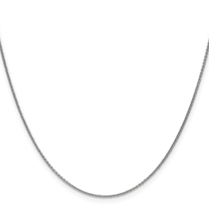 10k WG 1mm Round Open Link Cable Chain