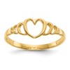 10k Cut-out Heart Size 4.5 Baby / Childs Ring