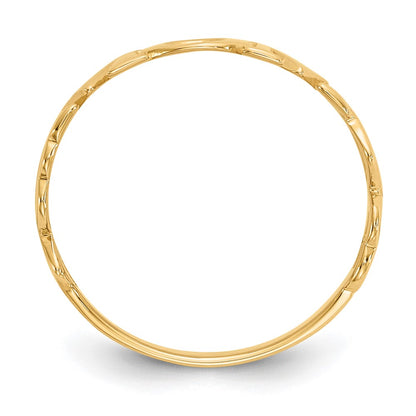 10K Polished MOM Ring
