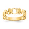 10K Polished MOM Ring