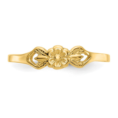 10K Flower Size 5 Baby / Childs Ring