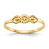 10K Flower Size 5 Baby / Childs Ring