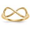 10K Polished Infinity Ring