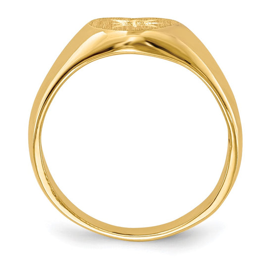 10K Childs Holds 1-1.0mm Diamond Heart Ring Mounting