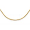 10K Diamond-cut Beaded 18in Necklace