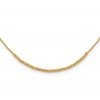 10K Diamond-cut Beaded 18 inch Necklace