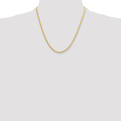 10k 2.5mm Silky Herringbone Chain