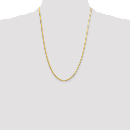 10k 2.5mm Silky Herringbone Chain