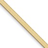 10k 2.5mm Silky Herringbone Chain
