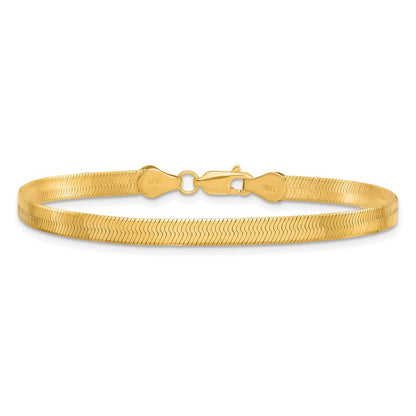 10k 4mm Silky Herringbone Chain