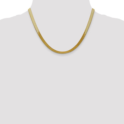 10k 5mm Silky Herringbone Chain