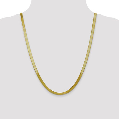 10k 5mm Silky Herringbone Chain
