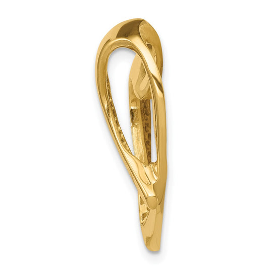 10K Fits up to 4mm Regular/6mm Fancy or Reversible Heart Omega Slide