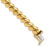 10k 6mm Polished San Marco Link 8 inch Bracelet