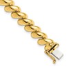 10k 8mm Polished San Marco Link 8 inch Bracelet