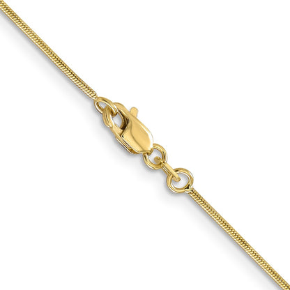 10ky Casted Small Diamond-cut Number 8 Charm