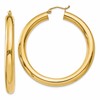 10k Polished 5mm Tube Hoop Earrings