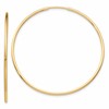10k Polished Endless Tube Hoop Earrings