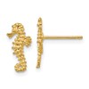 10k Mini Seahorse Post Earrings