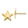 10k Polished Nautical Star Post Earrings
