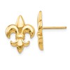 10k Fleur-De-Lis Post Earrings
