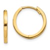 10k Hinged Hoop Earrings