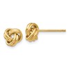 10k Love Knot Post Earrings