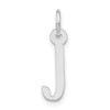10kw Large Slanted Block Initial J Charm