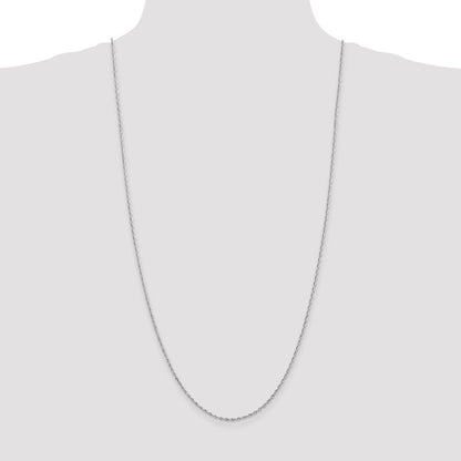10k White Gold 1.85mm D/C Quadruple Rope Chain