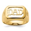IB Goodman 10k Holds 2-1.3mm Diamonds and Octagon Onyx DAD Ring Mounting