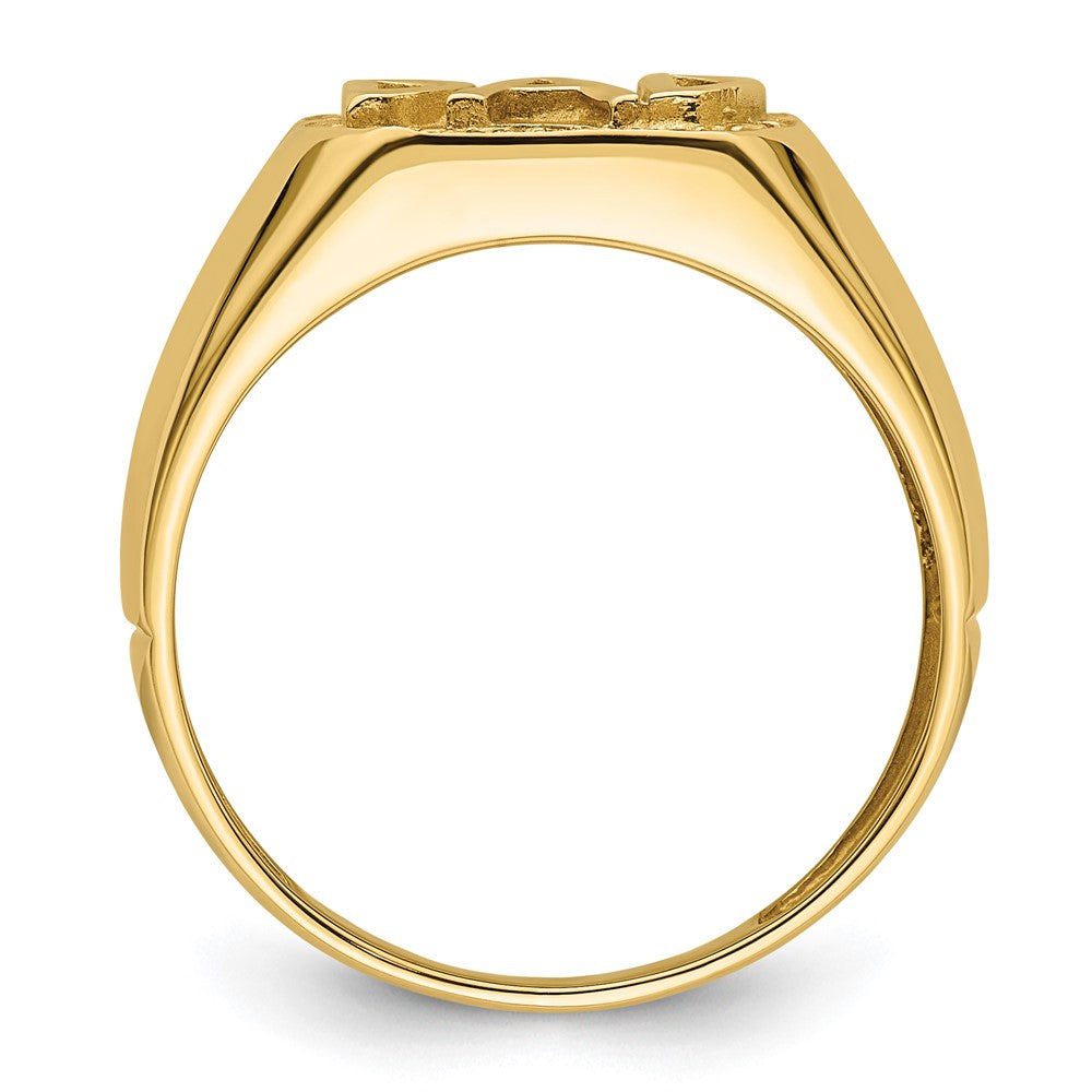IB Goodman 10k Mens Holds 2-1.0mm Diamonds DAD Ring Mounting