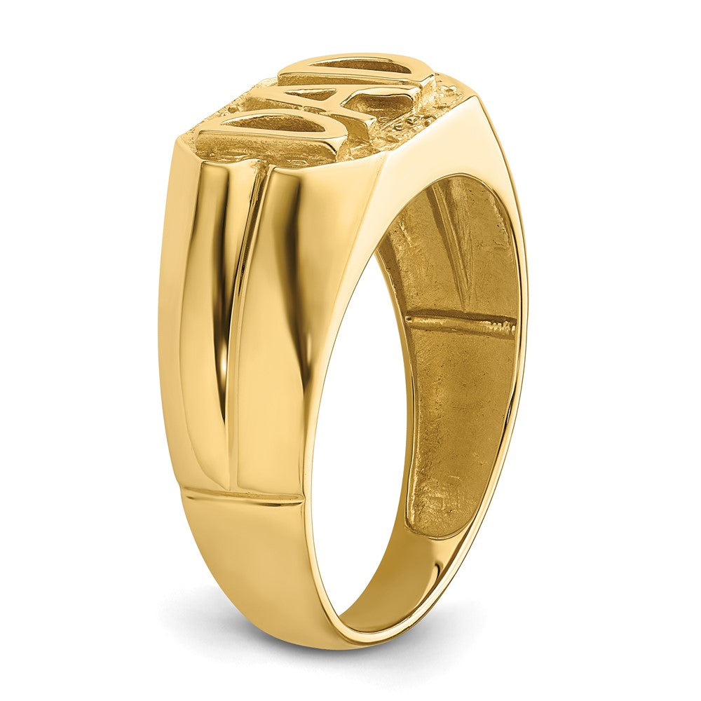 IB Goodman 10k Mens Holds 2-1.0mm Diamonds DAD Ring Mounting