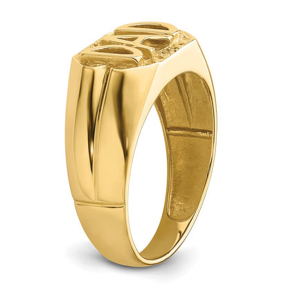 IB Goodman 10k Mens Holds 2-1.0mm Diamonds DAD Ring Mounting