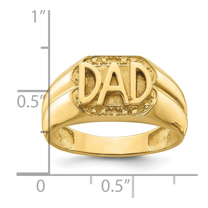 IB Goodman 10k Mens Holds 2-1.0mm Diamonds DAD Ring Mounting