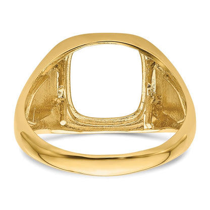 IB Goodman 10k Mens Polished and Textured Masonic Ring Mounting