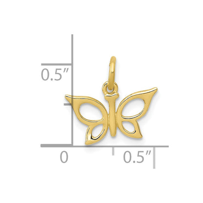 10k Cut-out Butterfly Charm