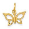 10k Cut-out Butterfly Charm