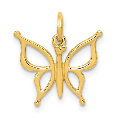 10k Cut-out Butterfly Charm